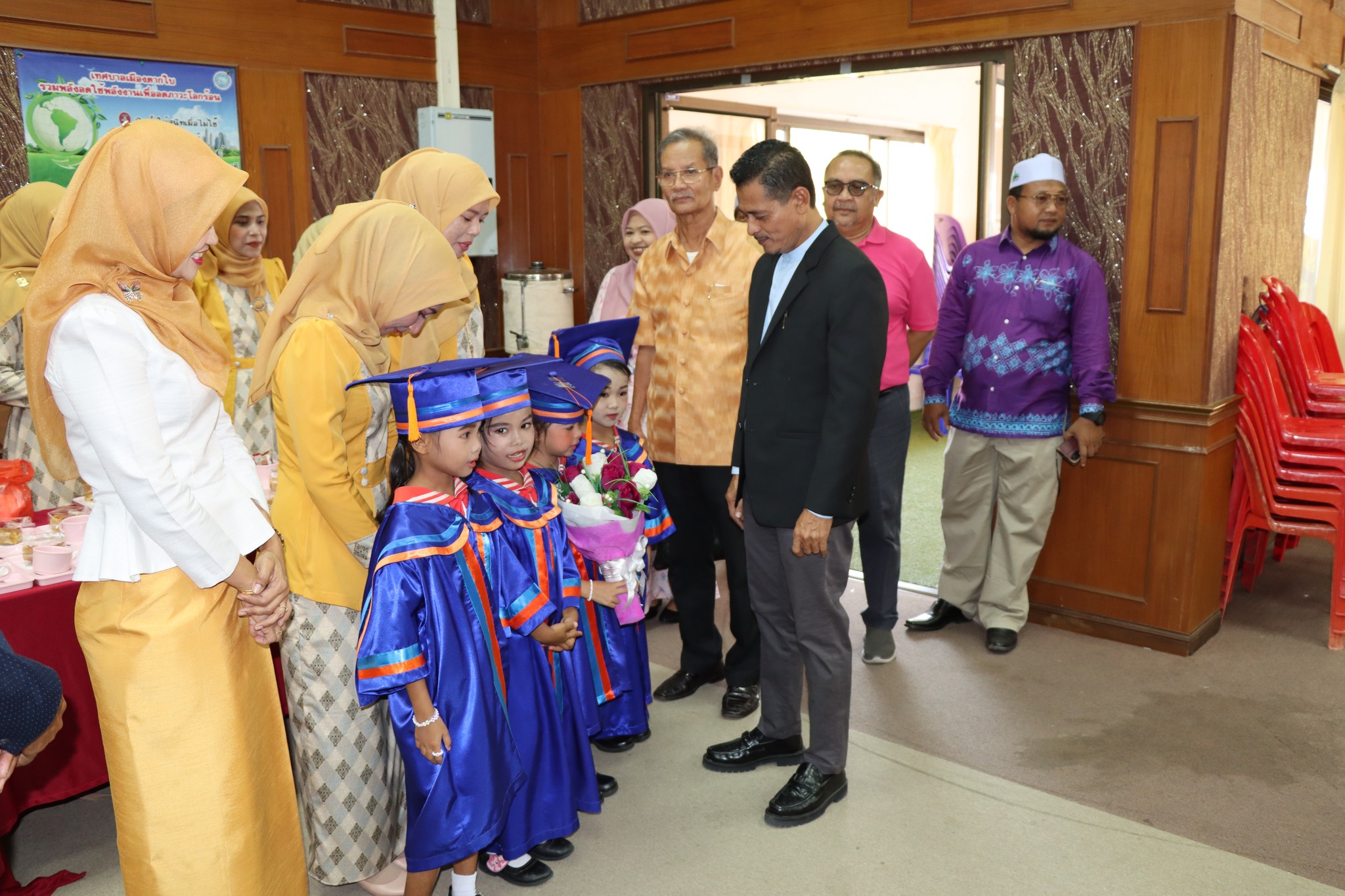 พิธีเปิดโครงการจัดงานวันวิชาการ โรงเรียนอนุบาลเทศบาลเมืองตากใบ