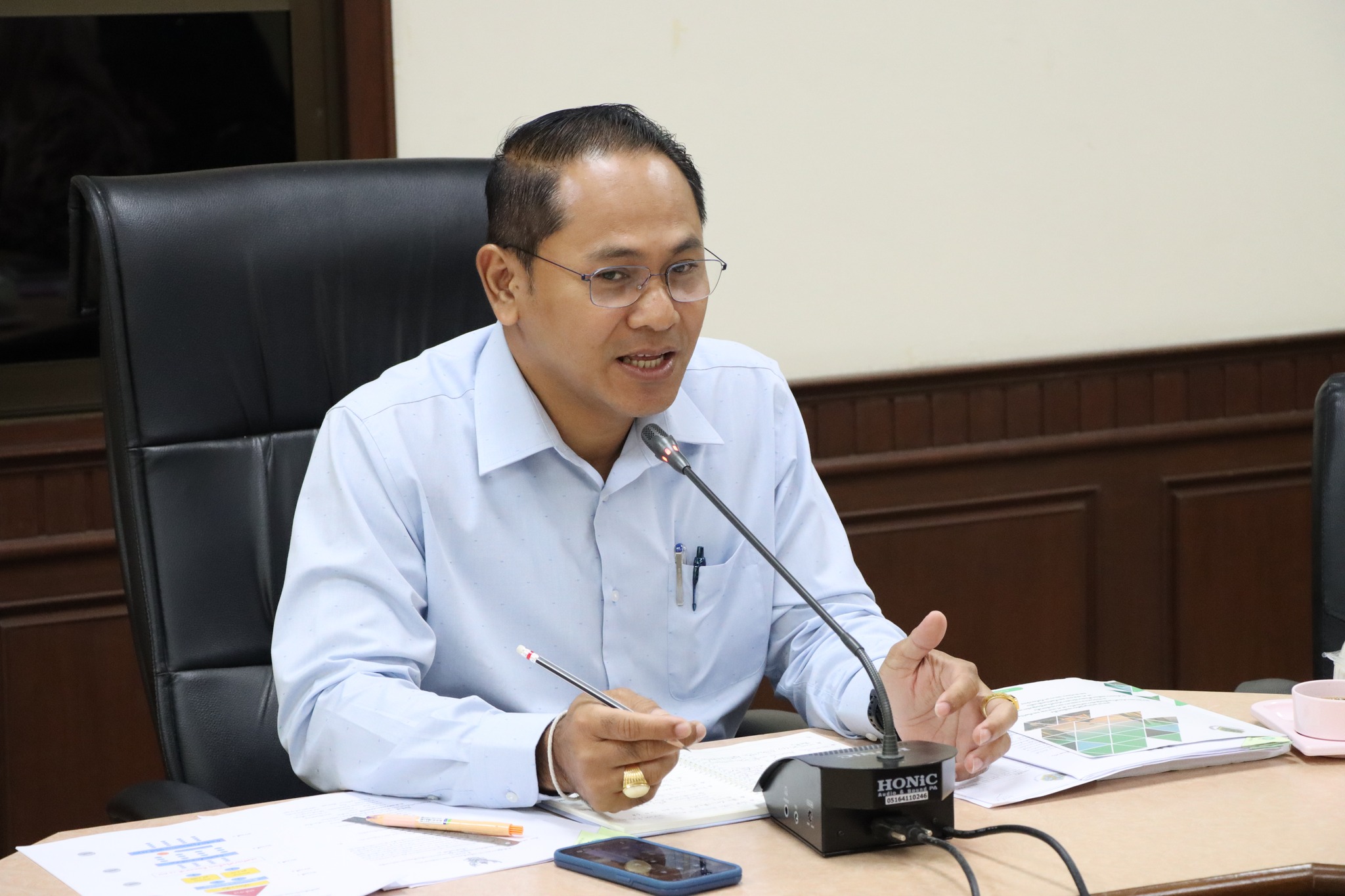 ประชุมคณะทำงานผู้ช่วยเหลือในการปฏิบัติงานการเลือกตั้งประจำเทศบาลเมืองตากใบ