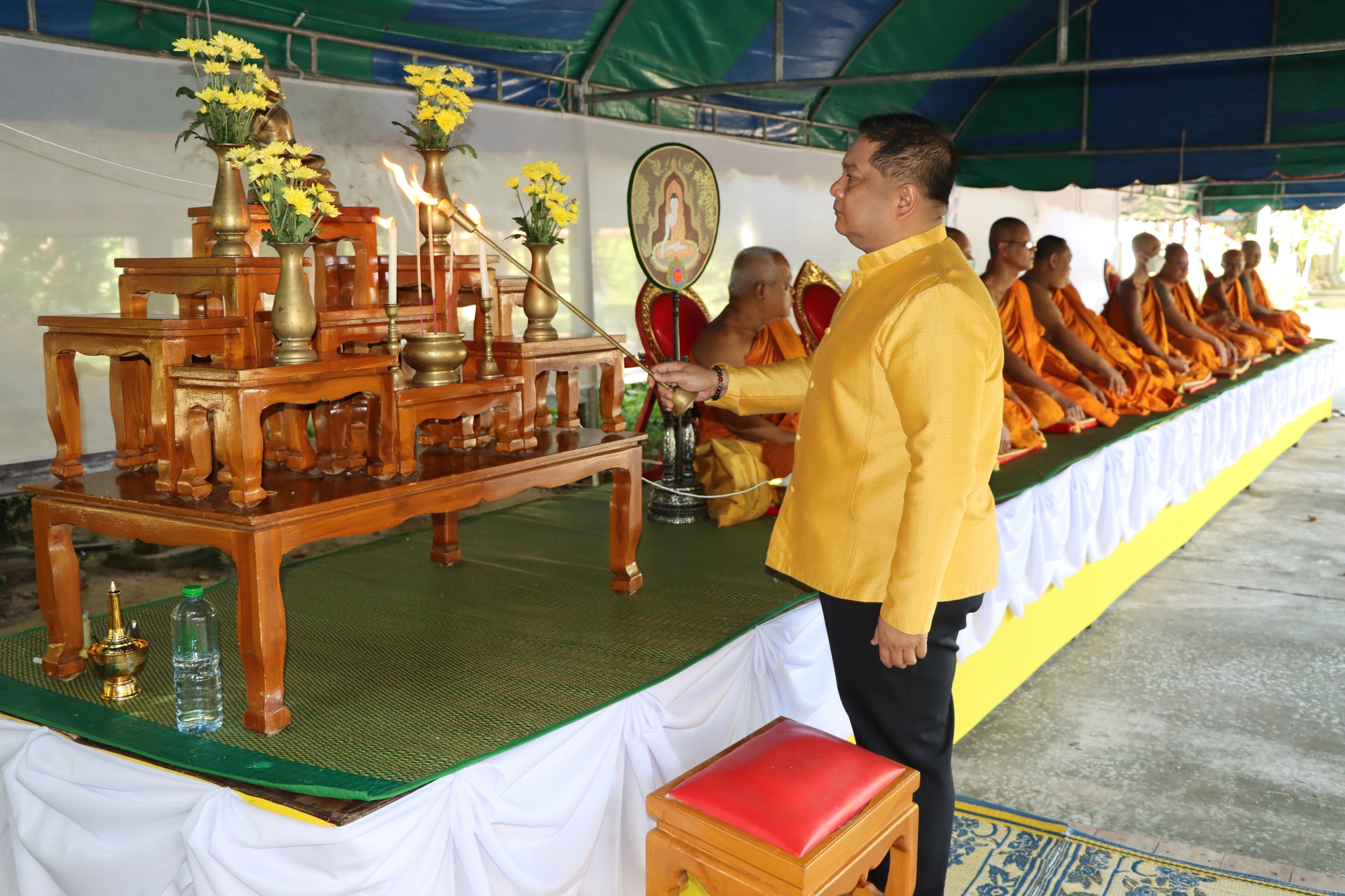 โครงการจัดงานวันอาสาฬหบูชา วันเข้าพรรษา ประจำปี 2568 (พิธีหล่อเทียนพรรษา)