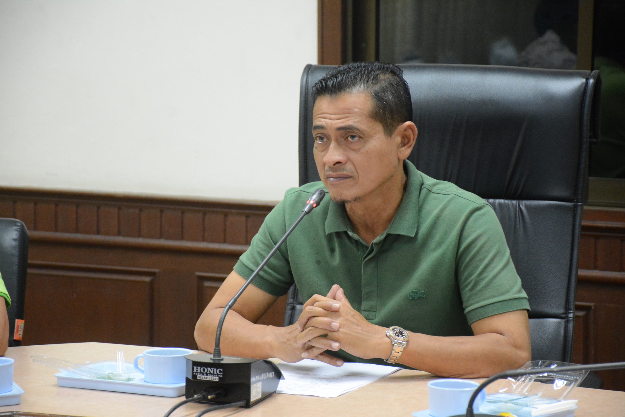 ประชุมหารือเพื่อมอบหมายงานเตรียมความพร้อมที่จะจัดงานโครงการกระตุ้นเศรษฐกิจเมืองตากใบ HALAL FOOD FEST