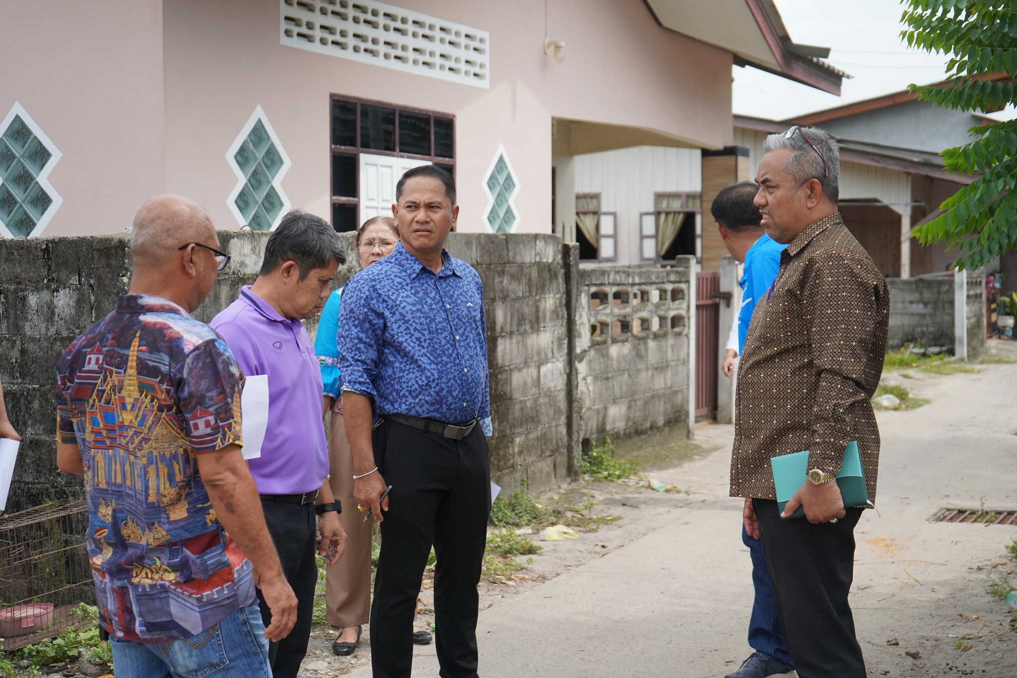 ลงพื้นที่สำรวจบริเวณที่เกิดน้ำท่วมเป็นประจำทุกปี เพื่อเตรียมความพร้อมในการรองรับสถานการณ์น้ำท่วมที่อาจจะเกิดขึ้นในช่วงฤดูฝน ในพื้นที่เขตเทศบาลฯ