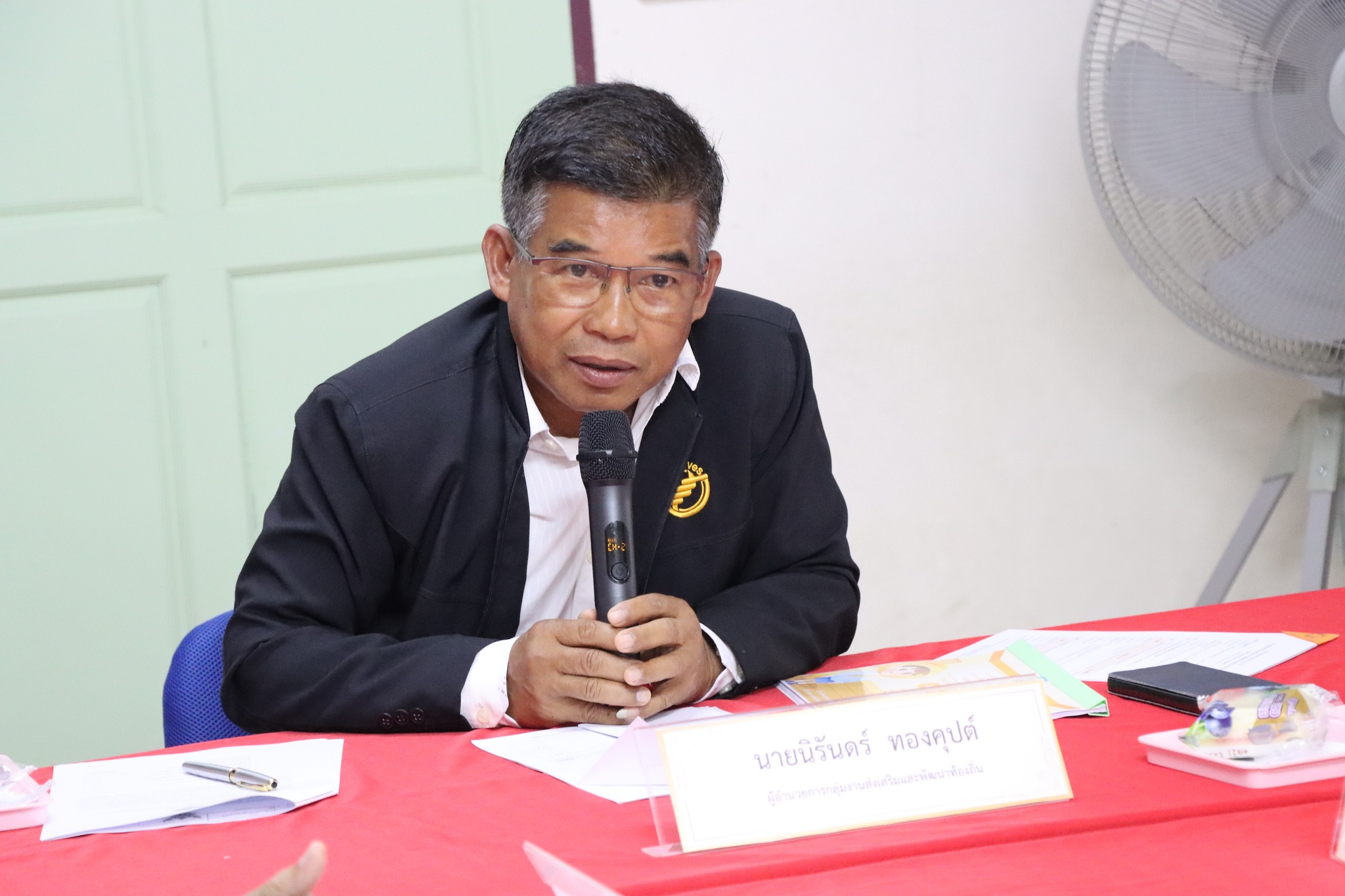 ร่วมให้การต้อนรับนายนิรันดร์ ทองคุปต์ ผู้อำนวยการกลุ่มงานส่งเสริมและพัฒนาท้องถิ่น พร้อมคณะกรรมการประเมินสถานศึกษาต้นแบบ (Executive Functions : EF)
