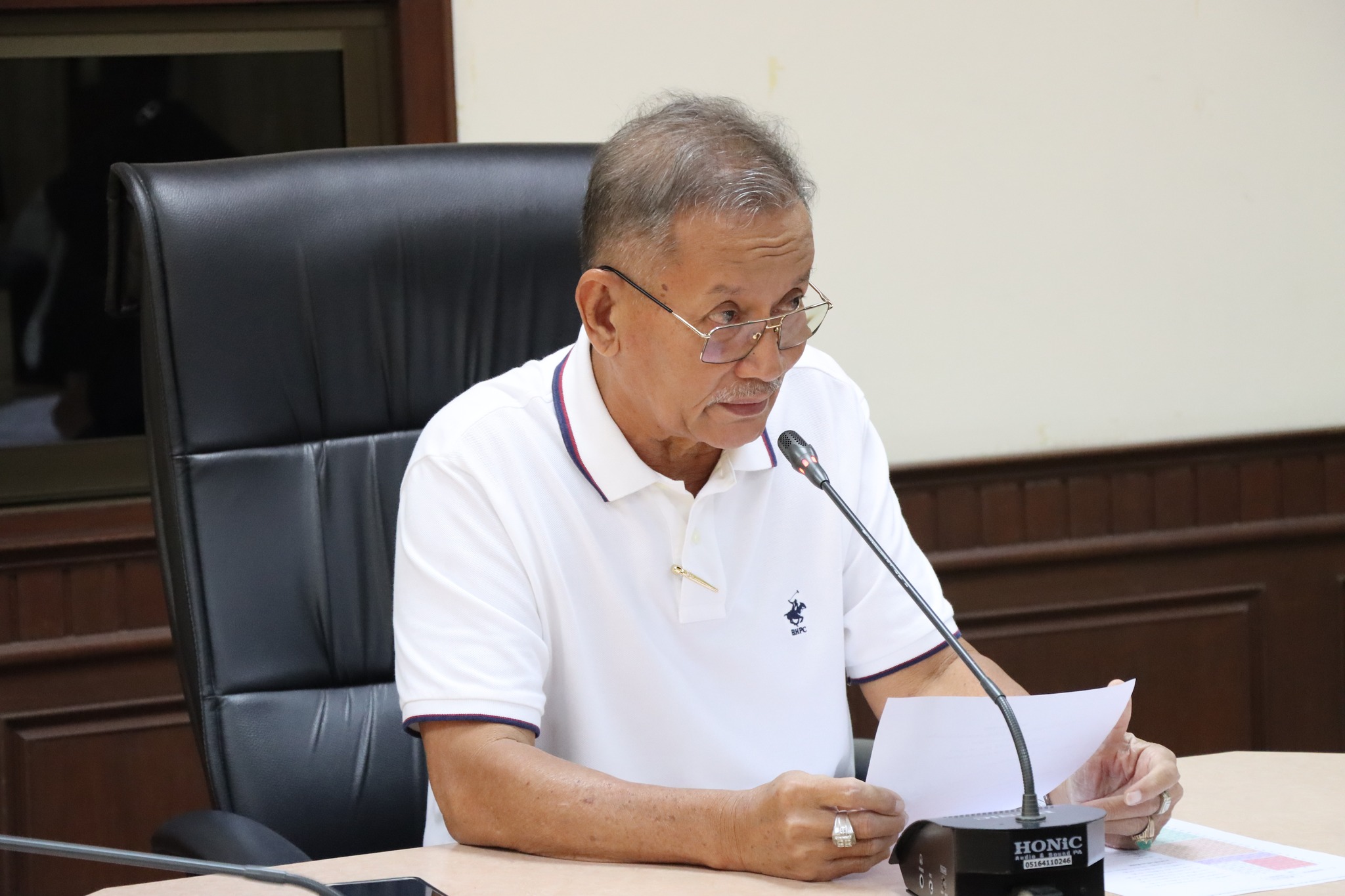 ประชุมหารือเพื่อเตรียมความพร้อมที่จะจัดกิจกรรมพบปะผู้นำศาสนา ผู้นำท้องถิ่น และประชาชน ในโอกาสละศีลอดในเดือนรอมฎอน ประจำปี 2569