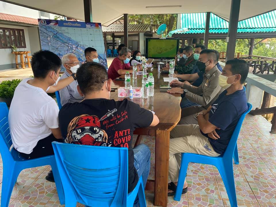 ประชุมเกี่ยวกับการกำหนดมาตรการการควบคุมการแพร่ระบาด<br>โรคติดเชื้อไวรัสโคโรนา (Covid 19) ในเขตเทศบาล